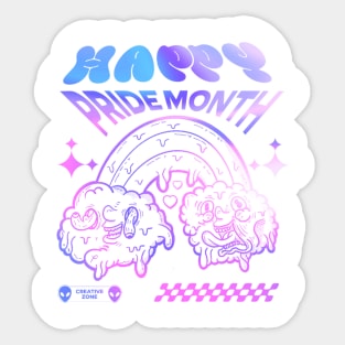 Happy pride month Sticker